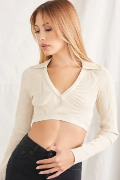 Plunging Tie-Back Crop Top
