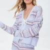 Pointelle Knit Cardigan Sweater