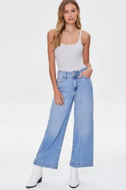 Pointelle Lettuce-Edge Bodysuit