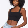 Ponte Knit Crop Top