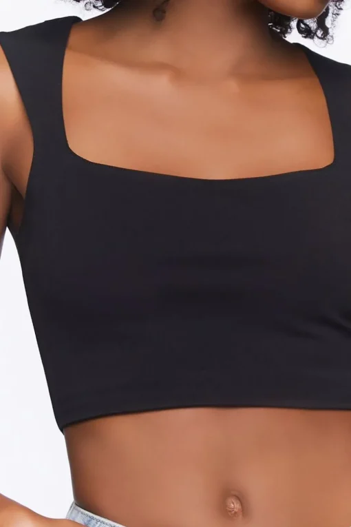 Ponte Knit Crop Top
