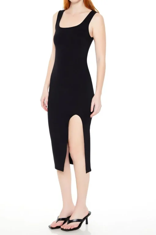 Ponte Knit Midi Tank Dress