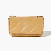 Quilted Faux Leather Crossbody Bag