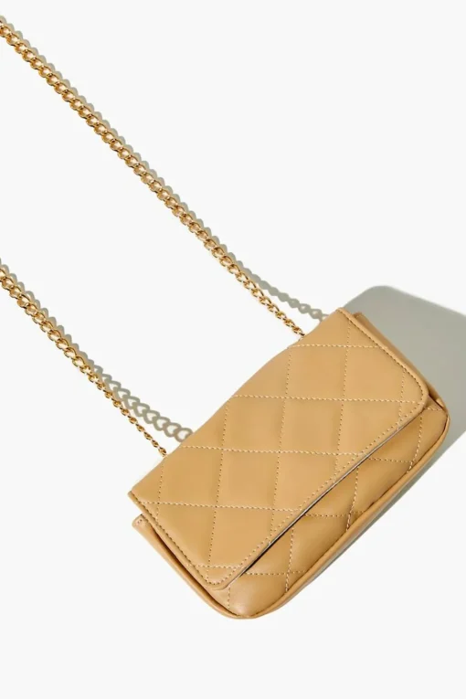 Quilted Faux Leather Crossbody Bag