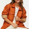 Quilted Longline Shacket