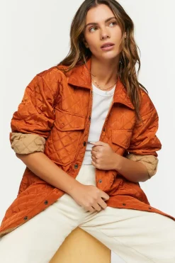Quilted Longline Shacket