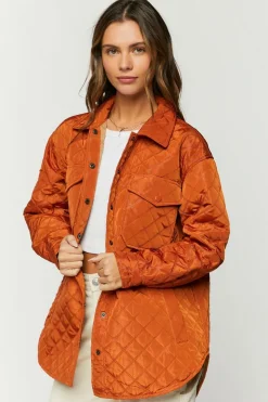 Quilted Longline Shacket