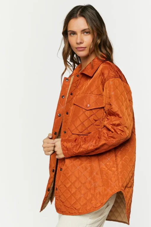 Quilted Longline Shacket