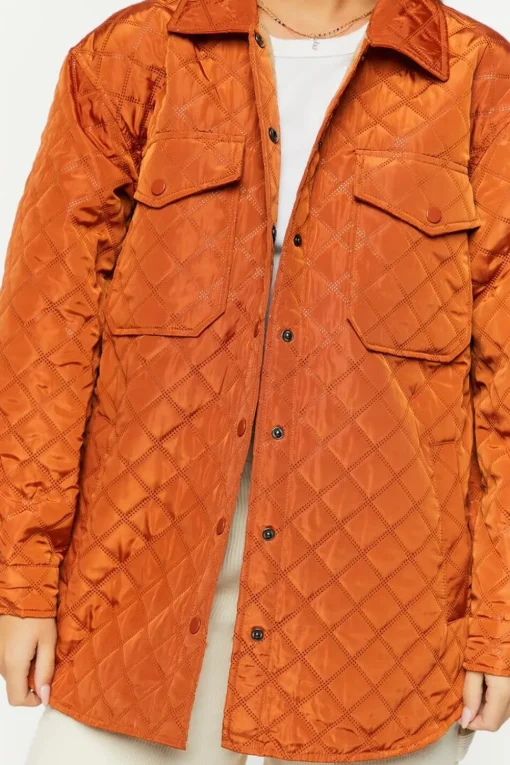 Quilted Longline Shacket
