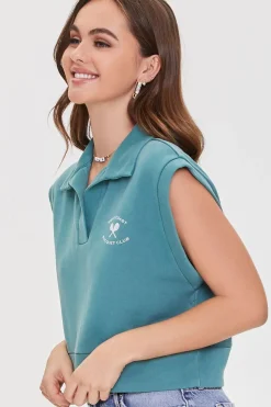 Racquet Club Crop Top