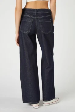 Recycled Cotton Wide-Leg Jeans