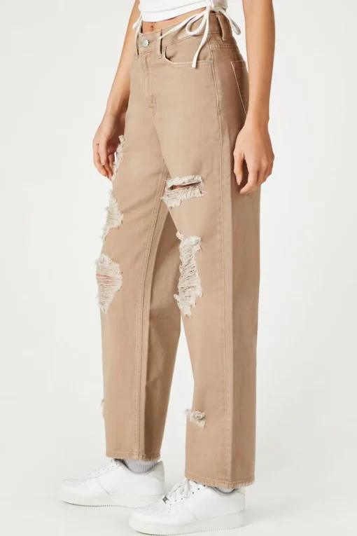 Recycled Cotton Wide-Leg Jeans