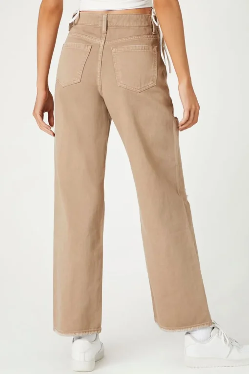Recycled Cotton Wide-Leg Jeans