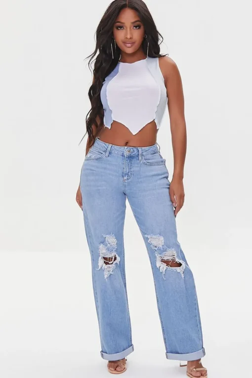Reworked Handkerchief Crop Top