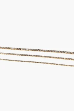 Rhinestone Chain Bracelet Set