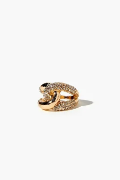 Rhinestone Cocktail Ring