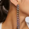 Rhinestone Drop Earrings