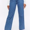 Rhinestone-Striped 90S-Fit Jeans