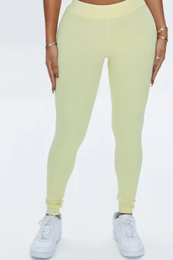 Ribbed High-Rise Leggings