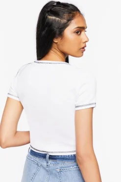 Ribbed Knit Baby Tee