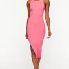 Ribbed Knit Midi Tank Dress