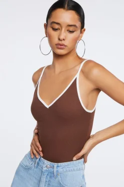 Ribbed Ringer Bodysuit