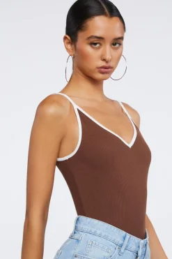 Ribbed Ringer Bodysuit