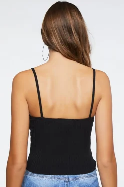 Ribbed Sweater-Knit Cami