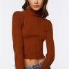 Ribbed Turtleneck Sweater