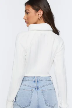 Ribbed Turtleneck Sweater