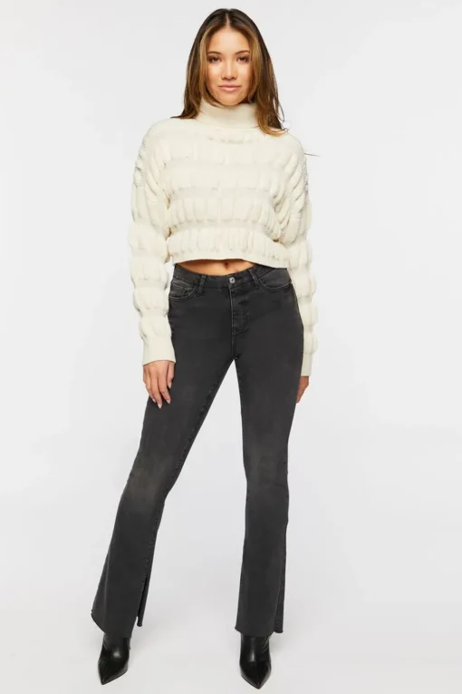 Ribbed Turtleneck Sweater
