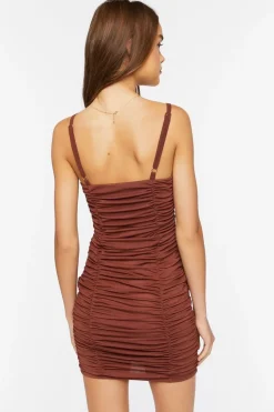 Ruched Bodycon Mini Dress
