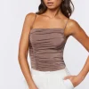 Ruched Cami Bodysuit