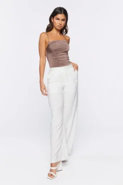 Ruched Cami Bodysuit