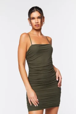 Ruched Cami Mini Dress