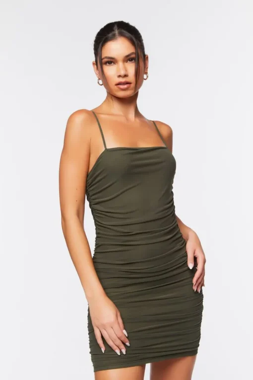 Ruched Cami Mini Dress