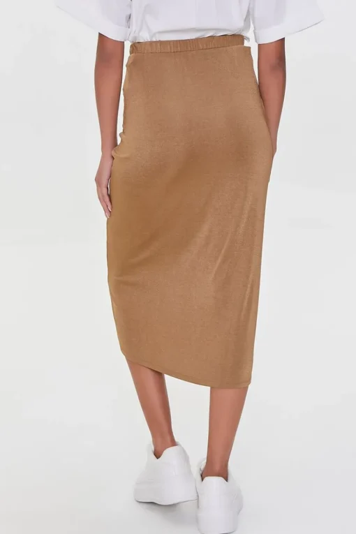 Ruched Drawstring Skirt