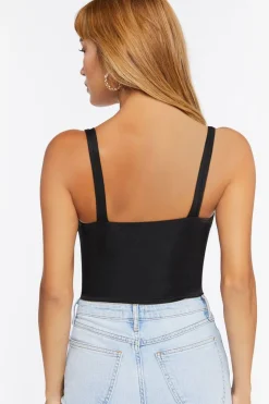 Ruched Sleeveless Bodysuit