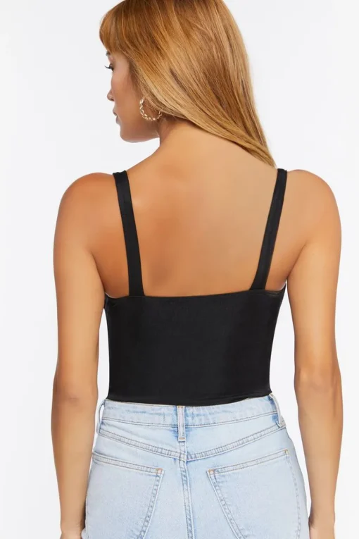 Ruched Sleeveless Bodysuit