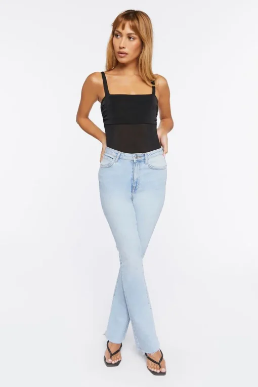 Ruched Sleeveless Bodysuit