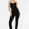 Ruched Sweetheart Jumpsuit