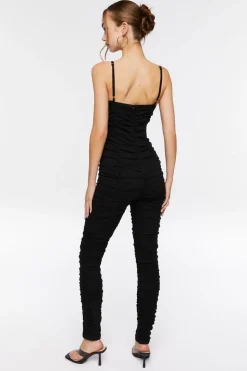 Ruched Sweetheart Jumpsuit