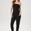 Ruched Tube Jumpsuit