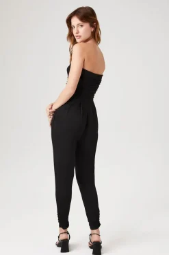 Ruched Tube Jumpsuit