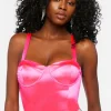 Satin Bustier Bodysuit
