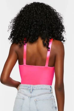 Satin Bustier Bodysuit