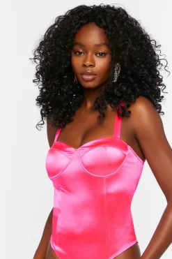 Satin Bustier Bodysuit