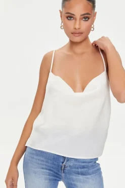 Satin Cowl Cami