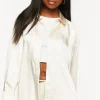 Satin Oversized Long-Sleeve Shirt