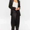 Satin Wide-Leg Pants